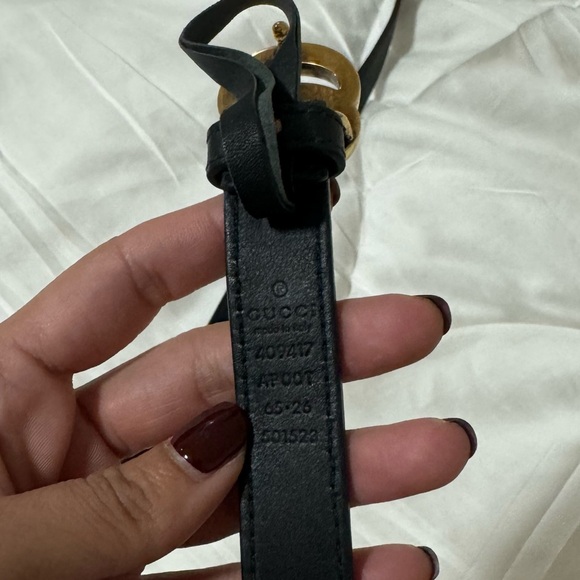 GUCCI GG MARMONT THIN BELT size 65 100% Authentic - Picture 4 of 9